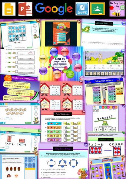 Stage 1 Year A Unit 16 Maths Teaching Slides