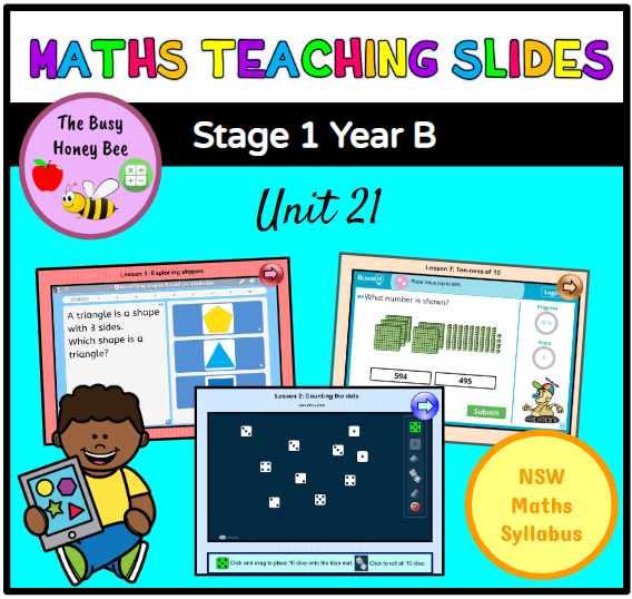 Stage 1 Year B Unit 21 Maths Teaching Slides – The Busy Honey Bee