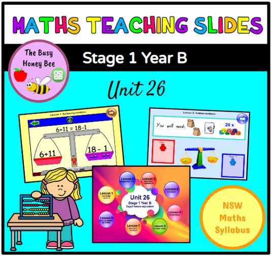 Stage 1 Year B Unit 26 Maths Teaching Slides