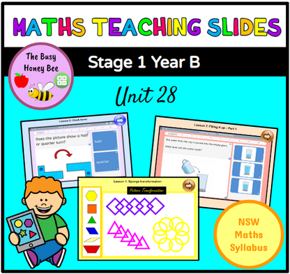 Stage 1 Year B Unit 28 Maths Teaching Slides