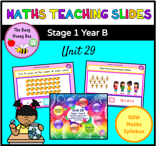 Stage 1 Year B Unit 29 Maths Teaching Slides