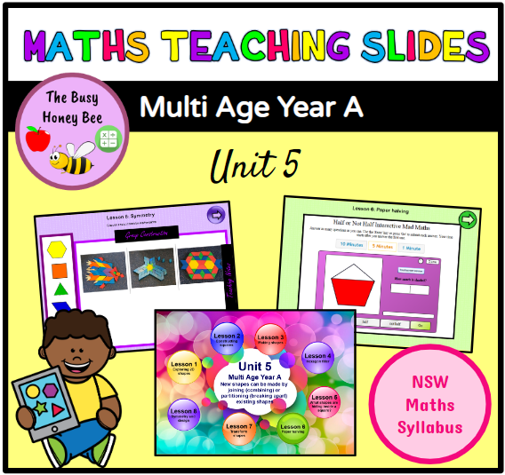 Multi Age K-2 Year A Term 1 Maths Teaching Slides Mega Bundle