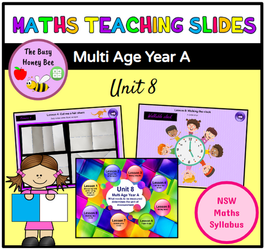 Multi Age Year A Unit 8 Maths Teaching Slides