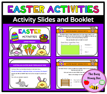 Upper Primary Easter Activity Slides and Booklet - Activity Pack