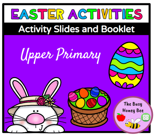 Upper Primary Easter Activity Slides and Booklet - Activity Pack