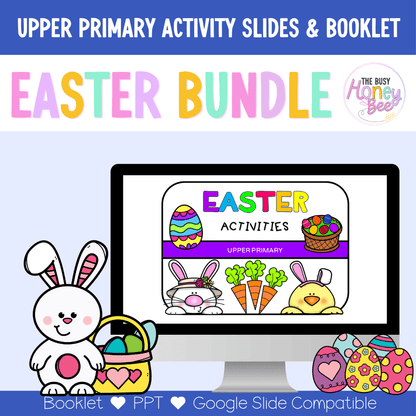 Upper Primary Easter Activity Slides and Booklet - Activity Pack