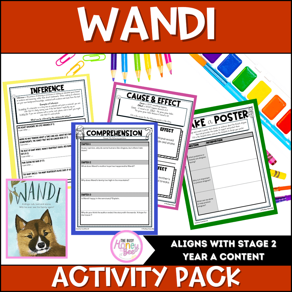 Wandi Activity Pack – The Busy Honey Bee