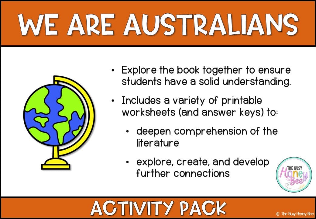 We Are Australians Activity Pack - Activity Pack