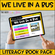 We Live in a Bus by Dave Petzold - CBCA 2025 - Literacy Book Pack - Activity Pack