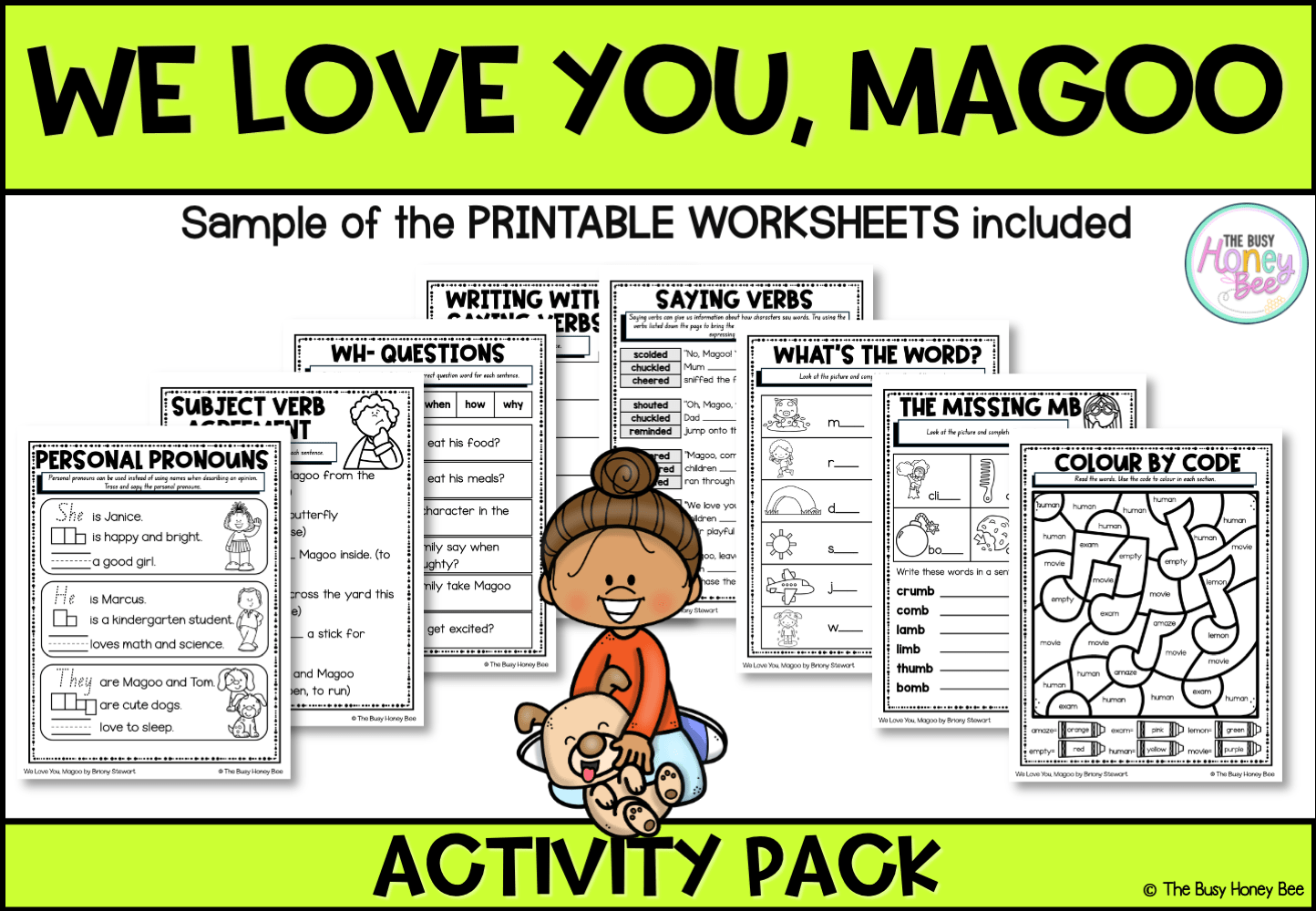 We Love You, Magoo by Briony Stewart Activity Pack -