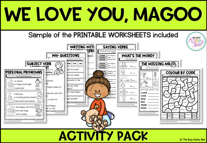 We Love You, Magoo by Briony Stewart Activity Pack -