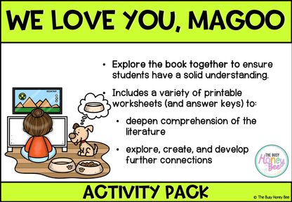 We Love You, Magoo by Briony Stewart Activity Pack -