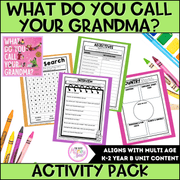 What do you call your Grandma Activity Pack - Activity Pack