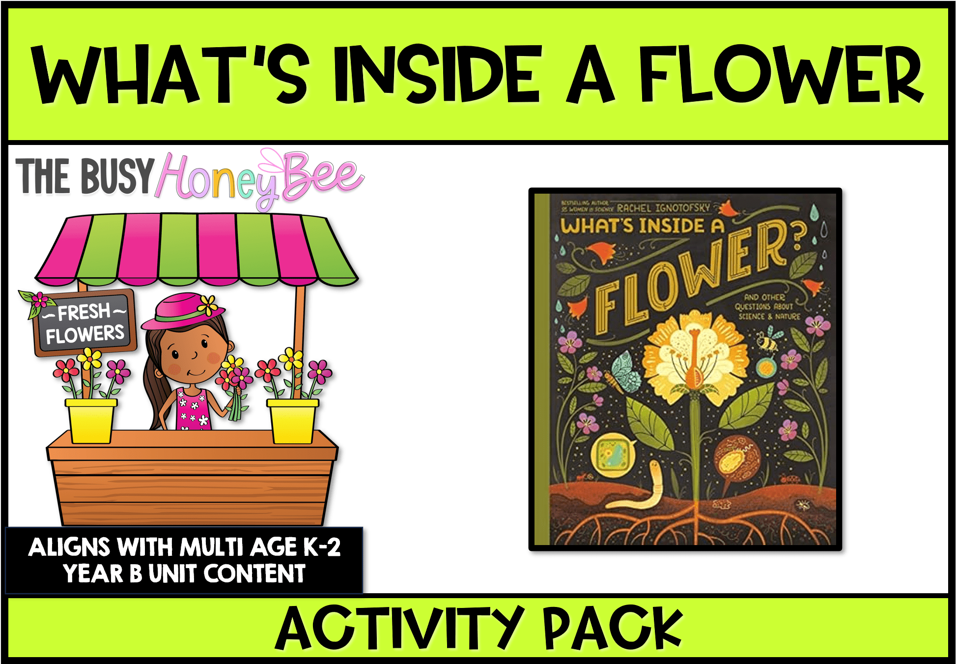 What's inside a Flower Activity Pack - Activity Pack
