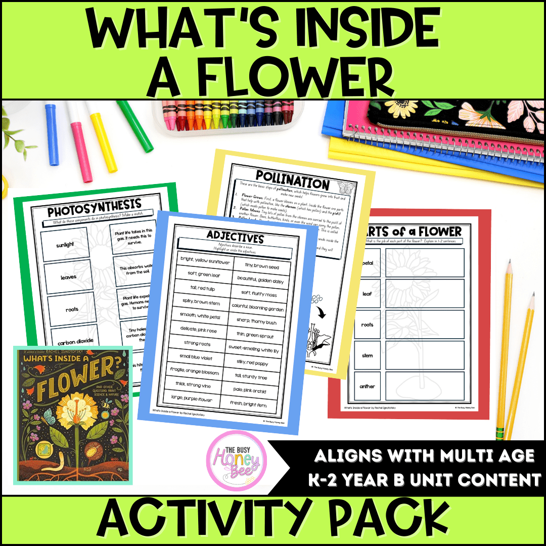 What's inside a Flower Activity Pack - Activity Pack
