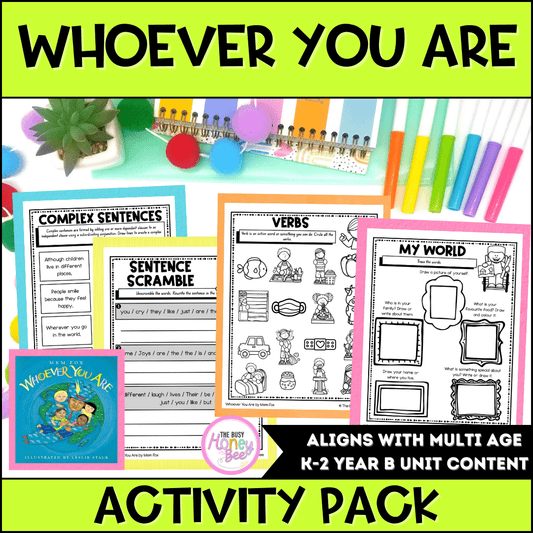 Whoever You Are by Mem Fox Activity Pack - Activity Pack