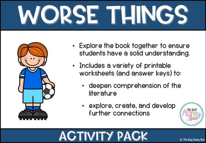 Worse Things Activity Pack -