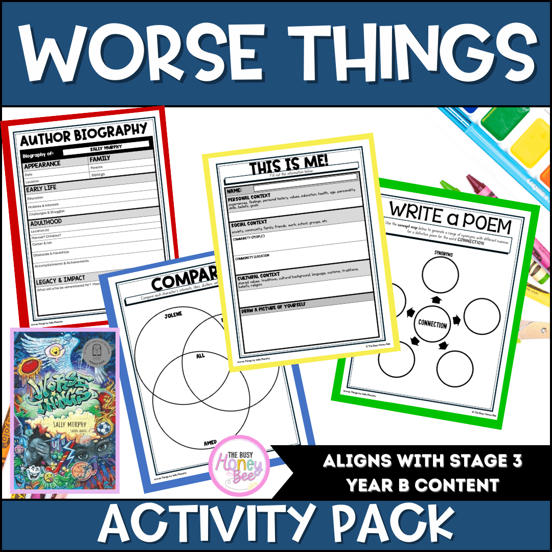 Worse Things Activity Pack -
