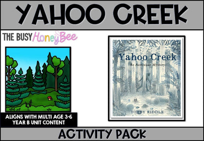 Yahoo Creek: An Australian Mystery by Tohby Riddle Activity Pack -