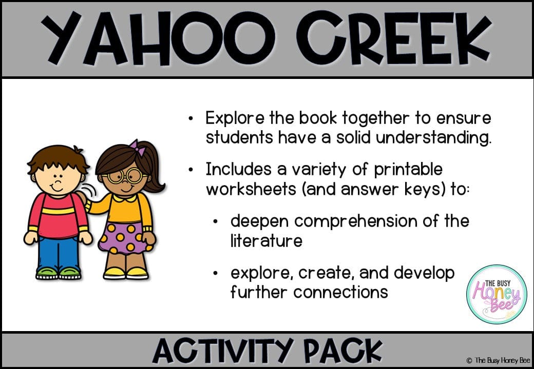 Yahoo Creek: An Australian Mystery by Tohby Riddle Activity Pack -