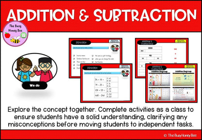 Year 3 Addition & Subtraction Explicit Teaching Bundle - Teaching Bundle