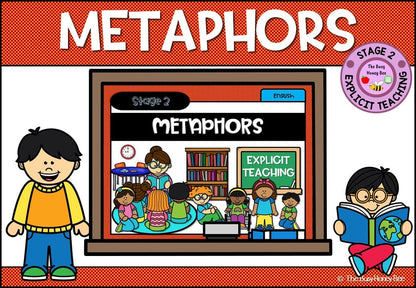 Year 3 and 4 Metaphors Explicit Teaching Slides - Teaching Bundle