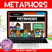 Year 3 and 4 Metaphors Explicit Teaching Slides - Teaching Bundle