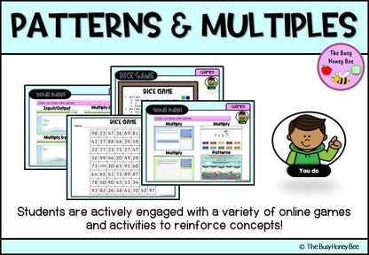Year 3 Patterns and Multiples Explicit Teaching Bundle - Teaching Bundle