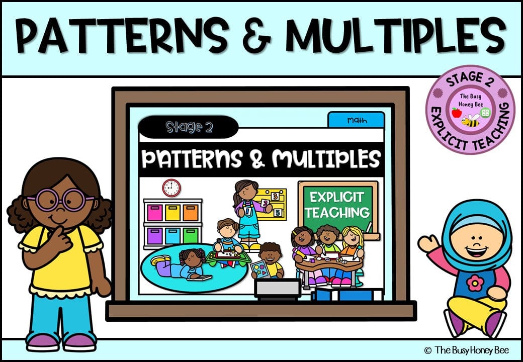 Year 3 Patterns and Multiples Explicit Teaching Bundle - Teaching Bundle