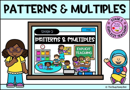 Year 3 Patterns and Multiples Explicit Teaching Bundle - Teaching Bundle