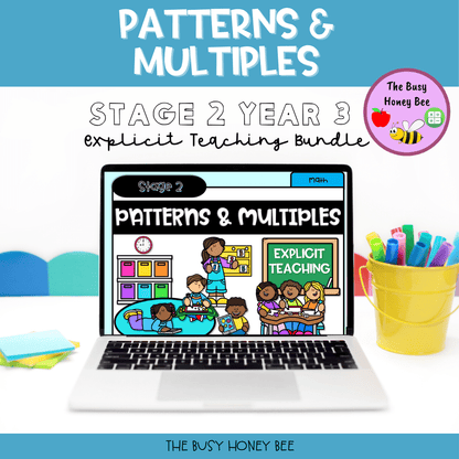 Year 3 Patterns and Multiples Explicit Teaching Bundle - Teaching Bundle