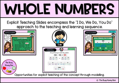 Year 3 Whole Number Partitioning Explicit Teaching Bundle - Teaching Bundle