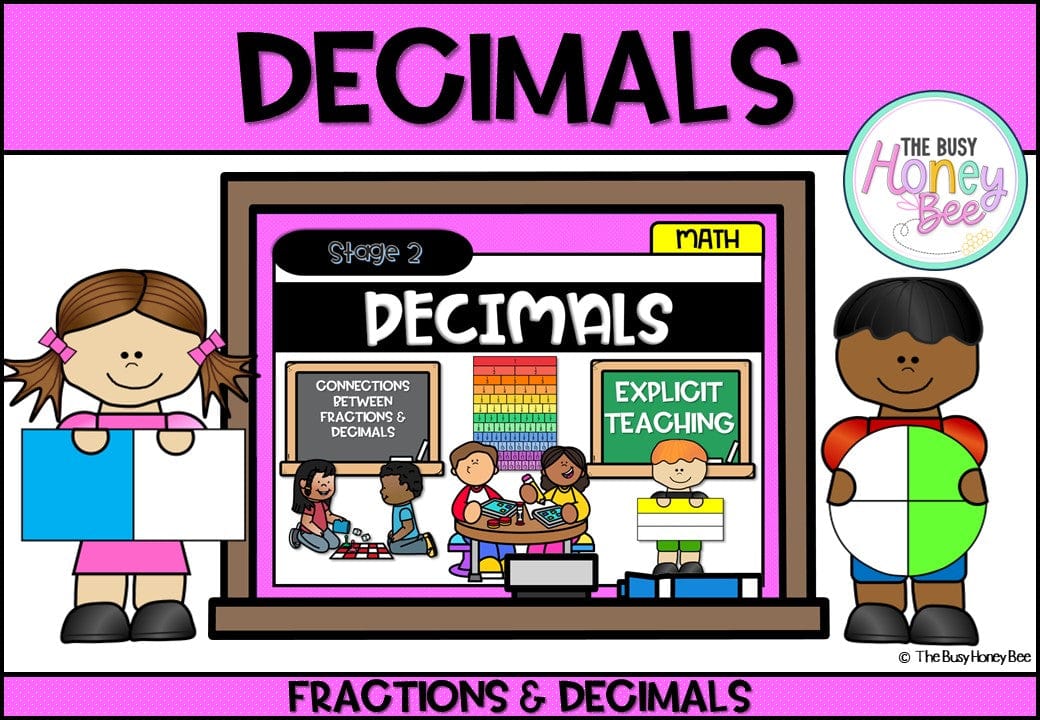 Year 4 Decimals: Connections with Fractions Explicit Teaching Bundle - Teaching Bundle
