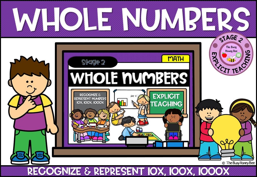 Year 4 Whole Number 10x, 100x, 1000x Explicit Teaching Bundle - Teaching Bundle