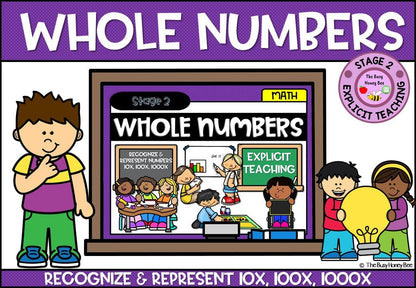 Year 4 Whole Number 10x, 100x, 1000x Explicit Teaching Bundle - Teaching Bundle