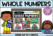 Year 4 Whole Number Ordering Numbers up to 4-digits Explicit Teaching Bundle - Teaching Bundle