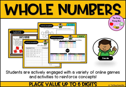 Year 4 Whole Number Place Value up to 6 digits Explicit Teaching Bundle - Teaching Bundle
