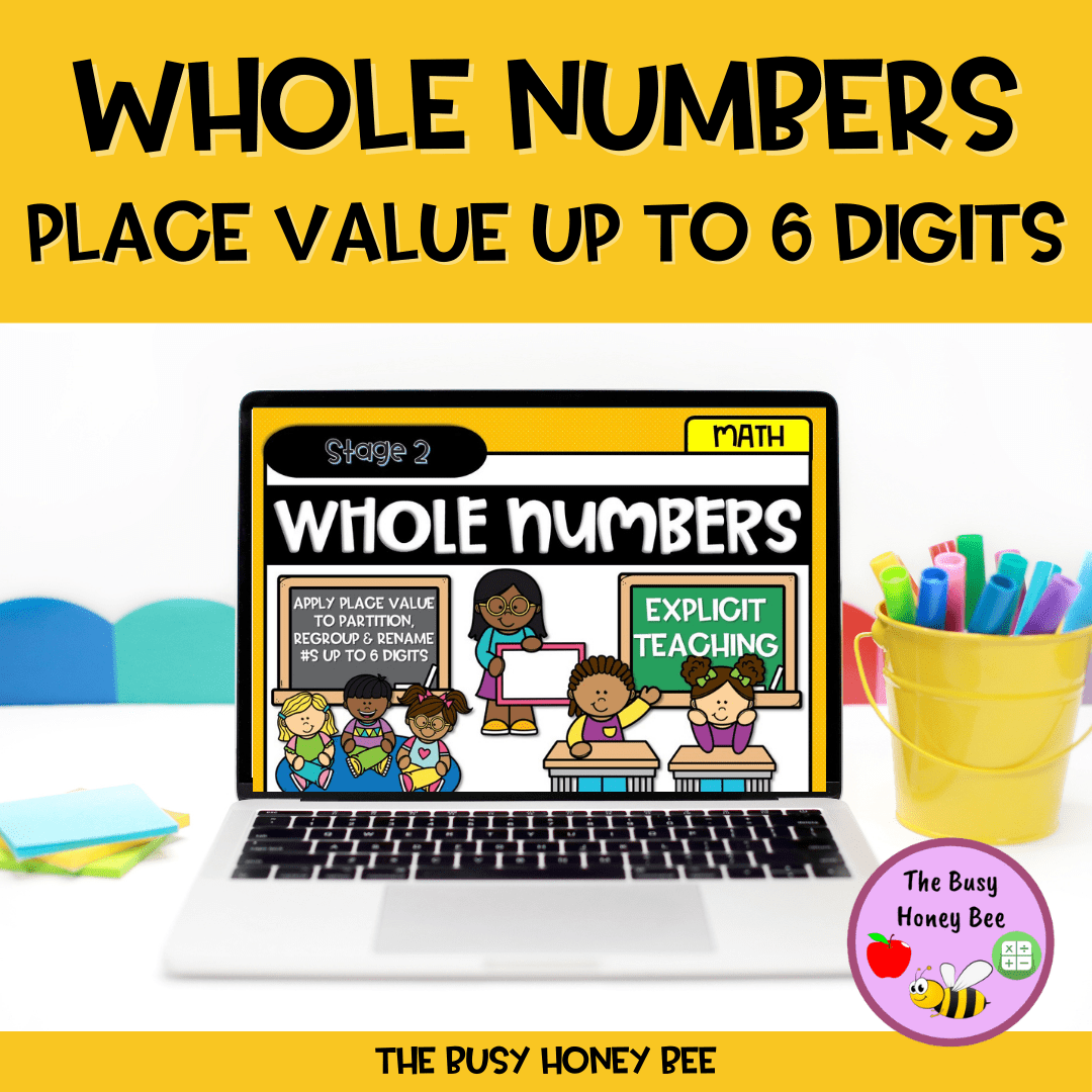 Year 4 Whole Number Place Value up to 6 digits Explicit Teaching Bundle - Teaching Bundle